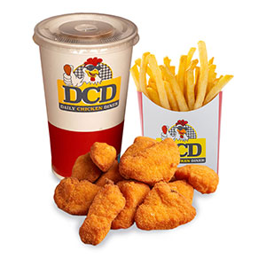 5 Chicken Nuggets + Πατάτες Medium + Πορτοκαλάδα 330ml