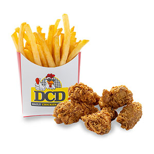 5 Wings & 1 Medium Fries