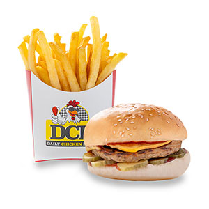 1 Cheeseburger & 1 Medium Fries