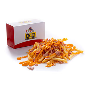 Πατάτες στικ cheddar bacon