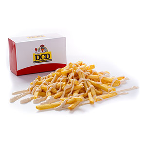 Πατάτες στικ με sauce παρμεζάνας